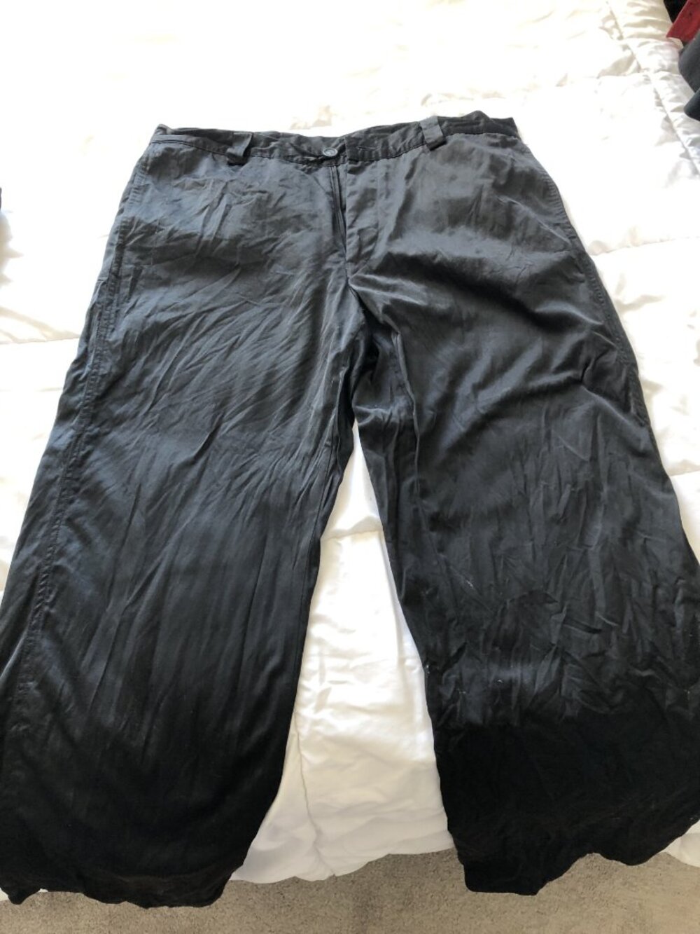 Horst shiny black pants